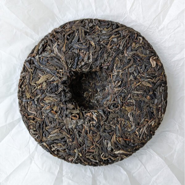 2023 Green Pond Ancient Tree Raw Puer Tea Cake 200g - Image 4