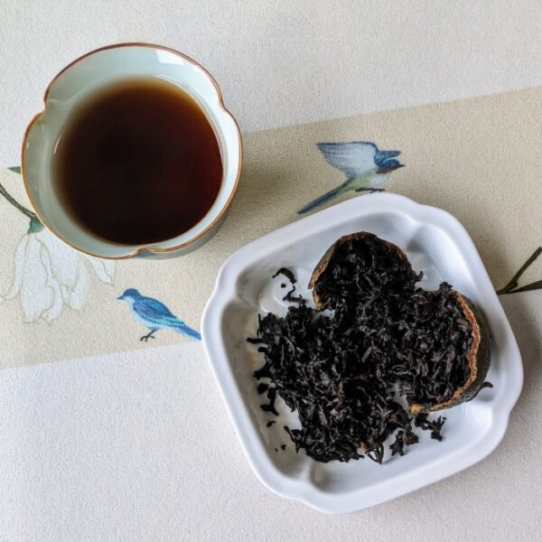 2018 Premium Xiao Qing Gan Tea (Pu Erh Stuffed Mini Tangerine) - Image 6